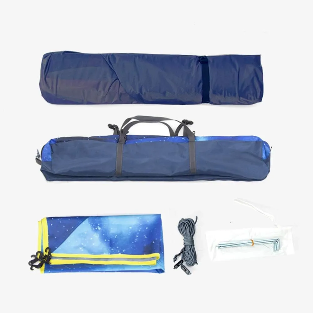 3 in 1 Foldable Camping Tent for 4-6 Persons, Beach Shelter Portable Family Tents Top Up Tent for Travelling Beach BBQ Park Fishing Instant Sun Shade Shelter Canopy