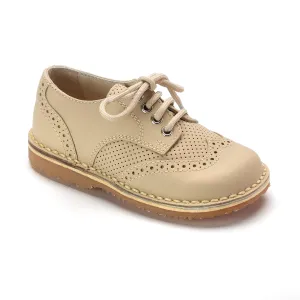 575 - Beige Sahara Boys Summer Oxford