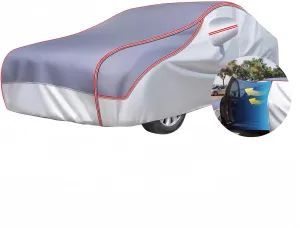 Anti-Hail Car Cover for KIA NIRO, Waterproof All Weather Full car Cover, Multifunctional-Layer Thickened Cotton Automobiles for Rain Snow Sun Hail(Gray)