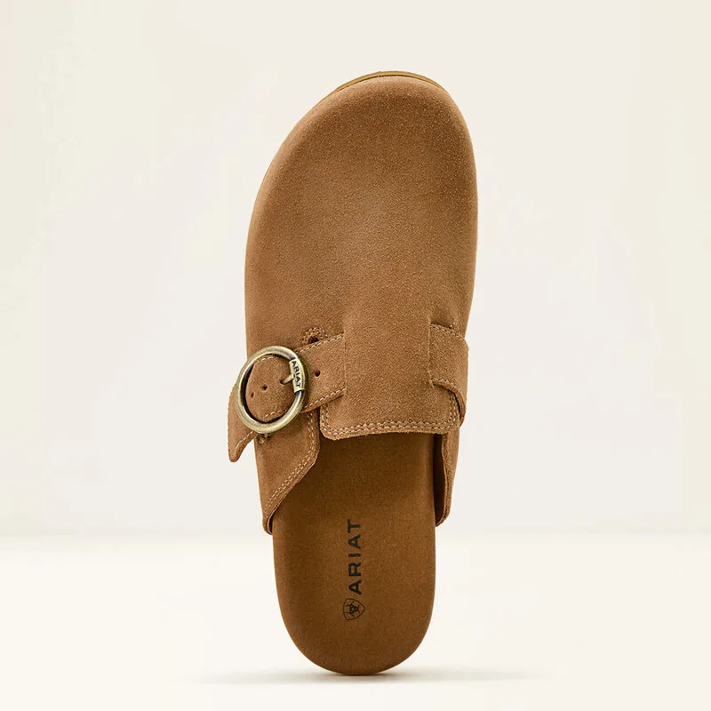 Ariat Womens Country Mule - Caramel Suede