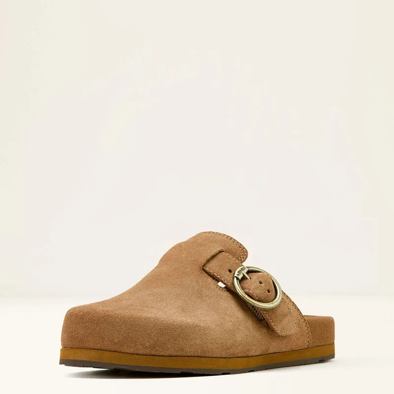 Ariat Womens Country Mule - Caramel Suede