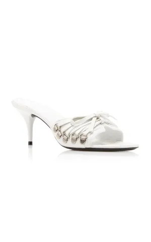 Balenciaga Cagole Leather Corset Sandals