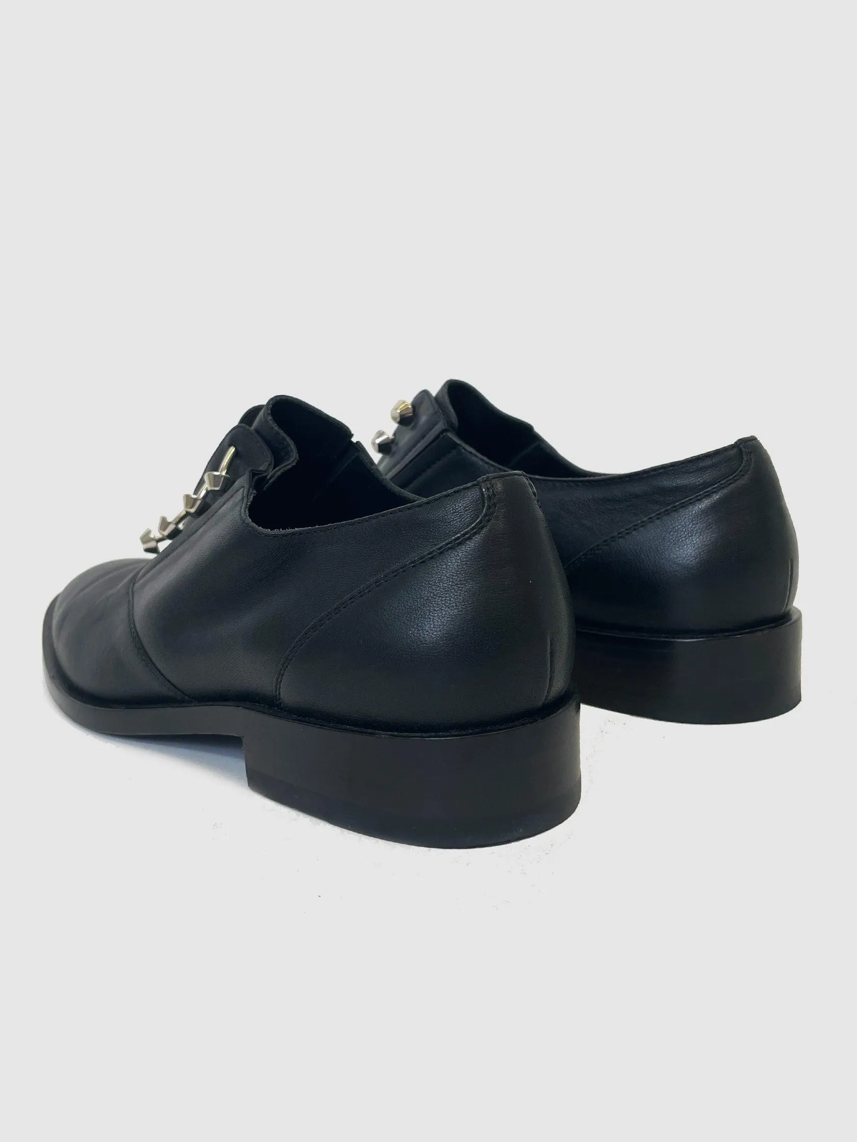 Balenciaga Leather Oxford Shoes - Size 39