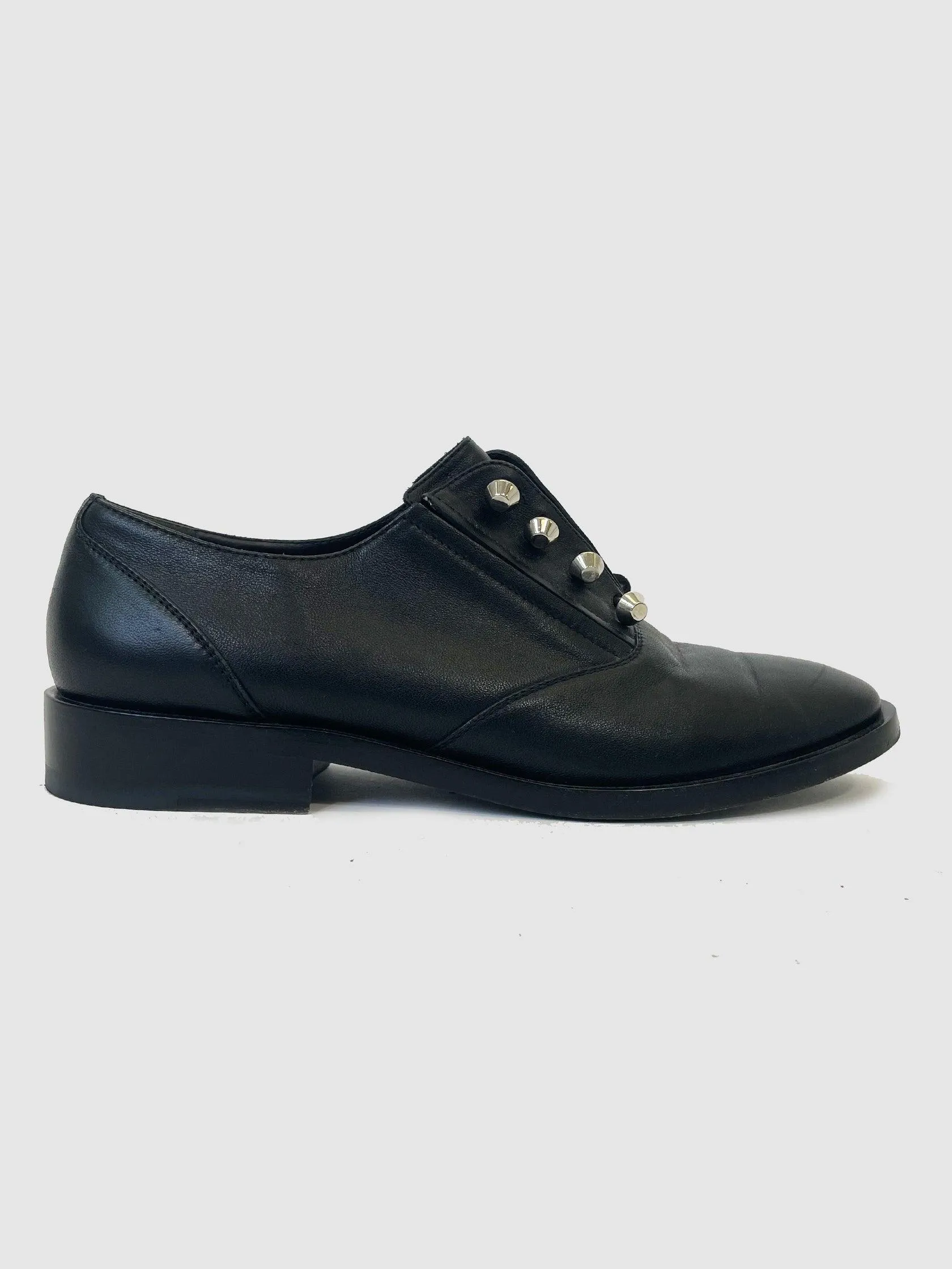 Balenciaga Leather Oxford Shoes - Size 39
