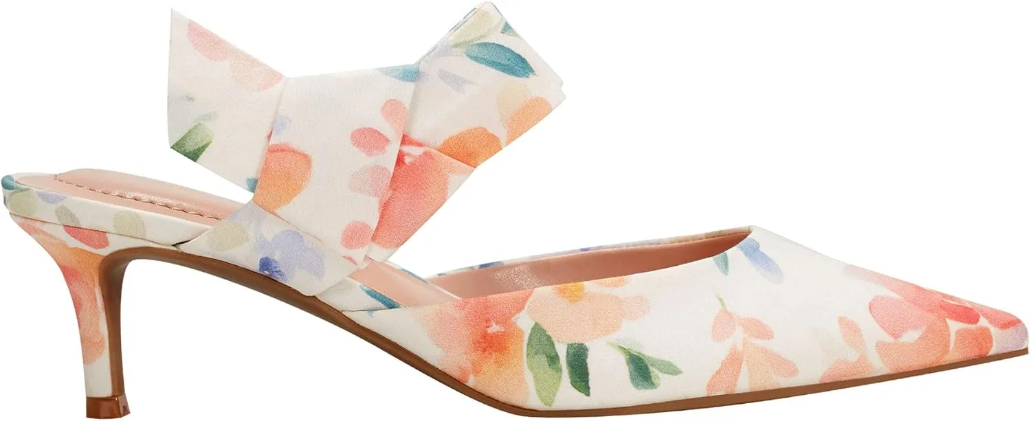 Bandolino Womens Millie 2 Faux suede Pointed Toe Heel Sandals