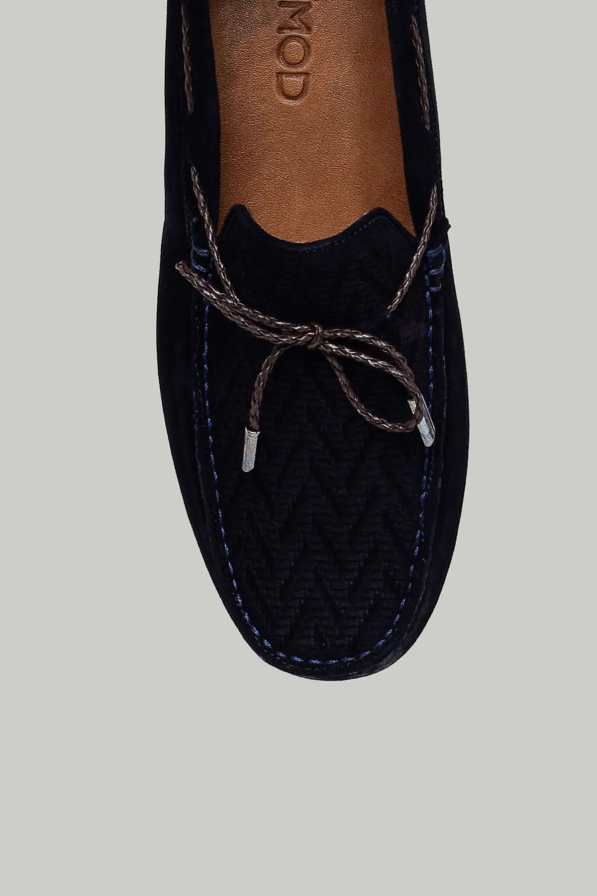 Baskılı Erkek Deri Loafer