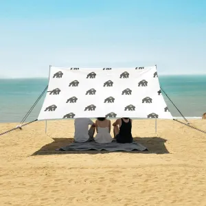 Beach Shade Tent with UPF50  UV Protection,Bonobo Monkey Pattern Lightweight Camping Sun Shelter for Outdoor,Camping Trips, Fishing, Backyard,Picnics,Easy Set Up and Carry 9x10.5 FT