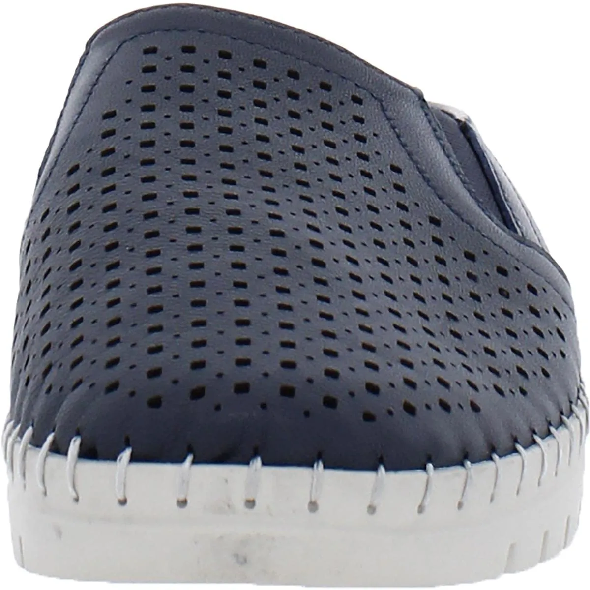 Bella Vita Women's Refresh Sneaker Slide Mule, Navy Leather, 12 Wide