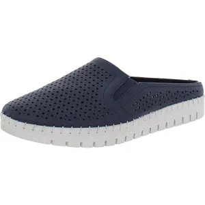 Bella Vita Women's Refresh Sneaker Slide Mule, Navy Leather, 12 Wide