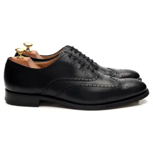 'Berlin' Black Leather Oxford Brogues UK 8 F