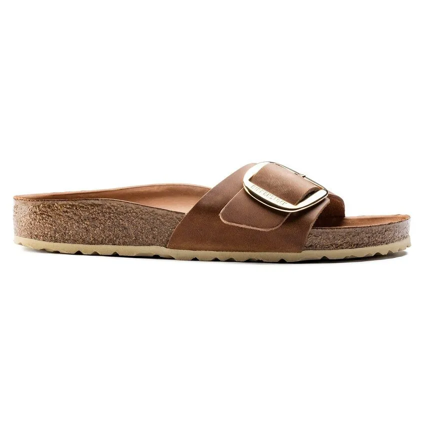 Birkenstock Madrid Big Buckle Oiled Leather Sandal