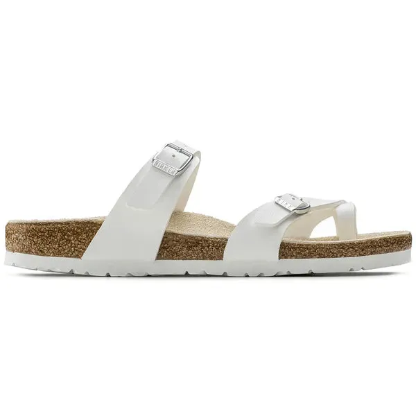 BIRKENSTOCK - MAYARI-TOE-POST MULE - WHITE