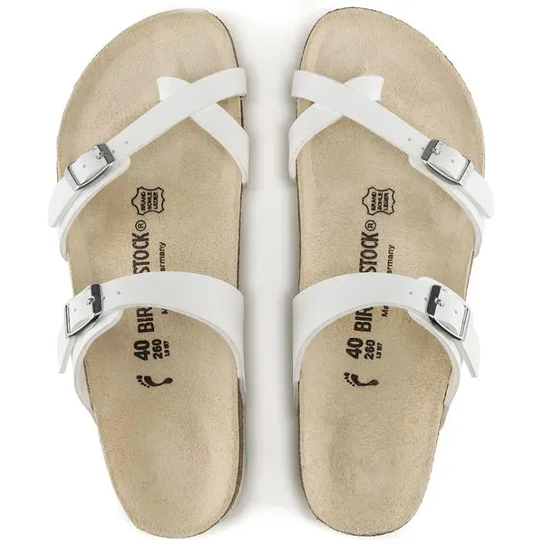 BIRKENSTOCK - MAYARI-TOE-POST MULE - WHITE