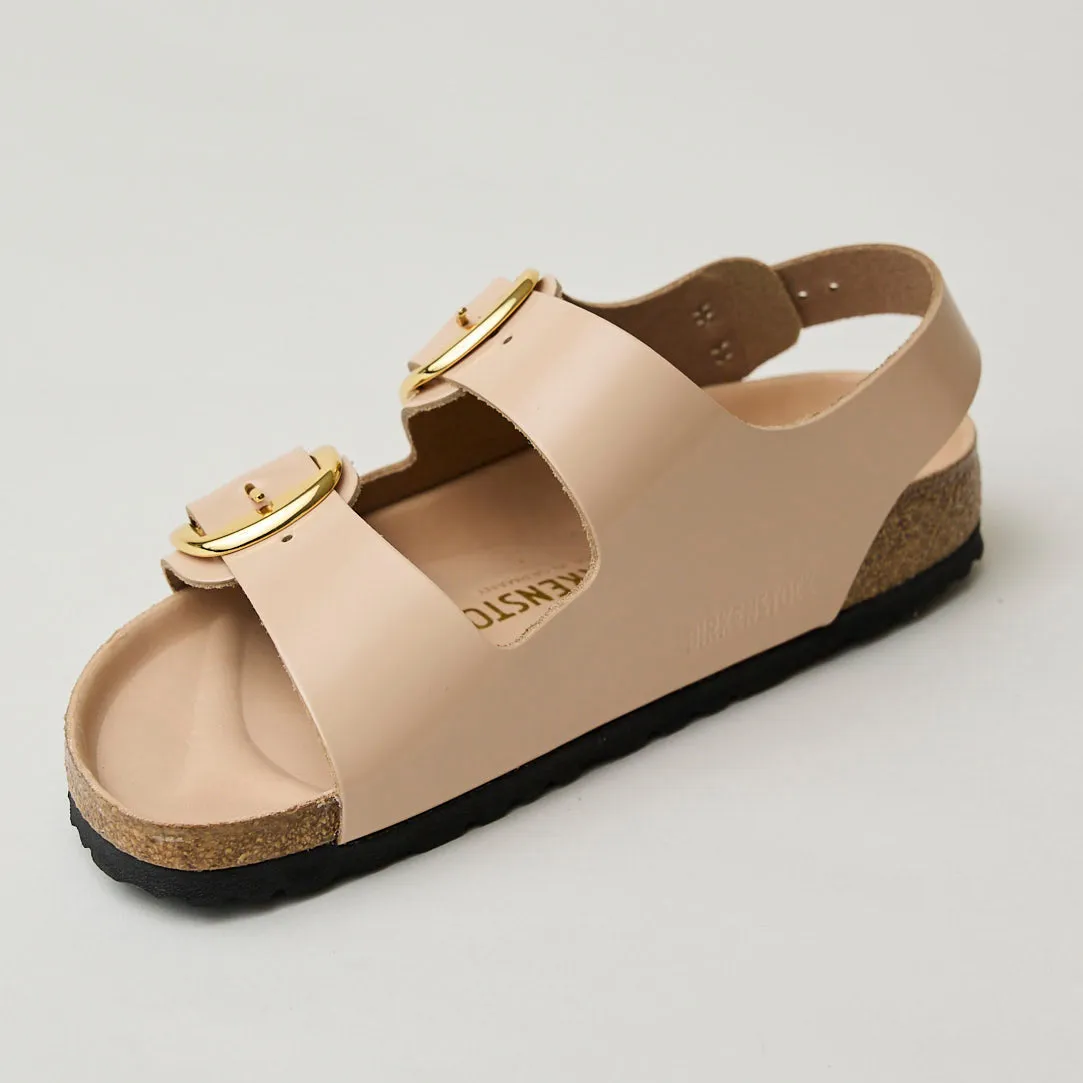 Birkenstock Milano Big Buckle Nude Leather Sandals