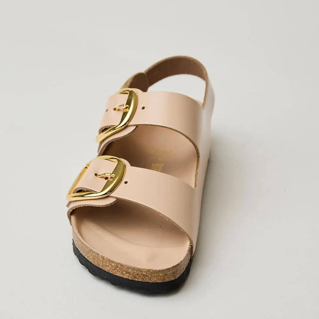 Birkenstock Milano Big Buckle Nude Leather Sandals