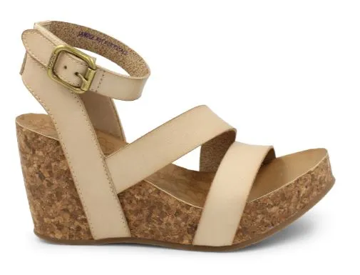 Blowfish Cashew Dyecut Hecta Womens Wedge Sandals BF-10016