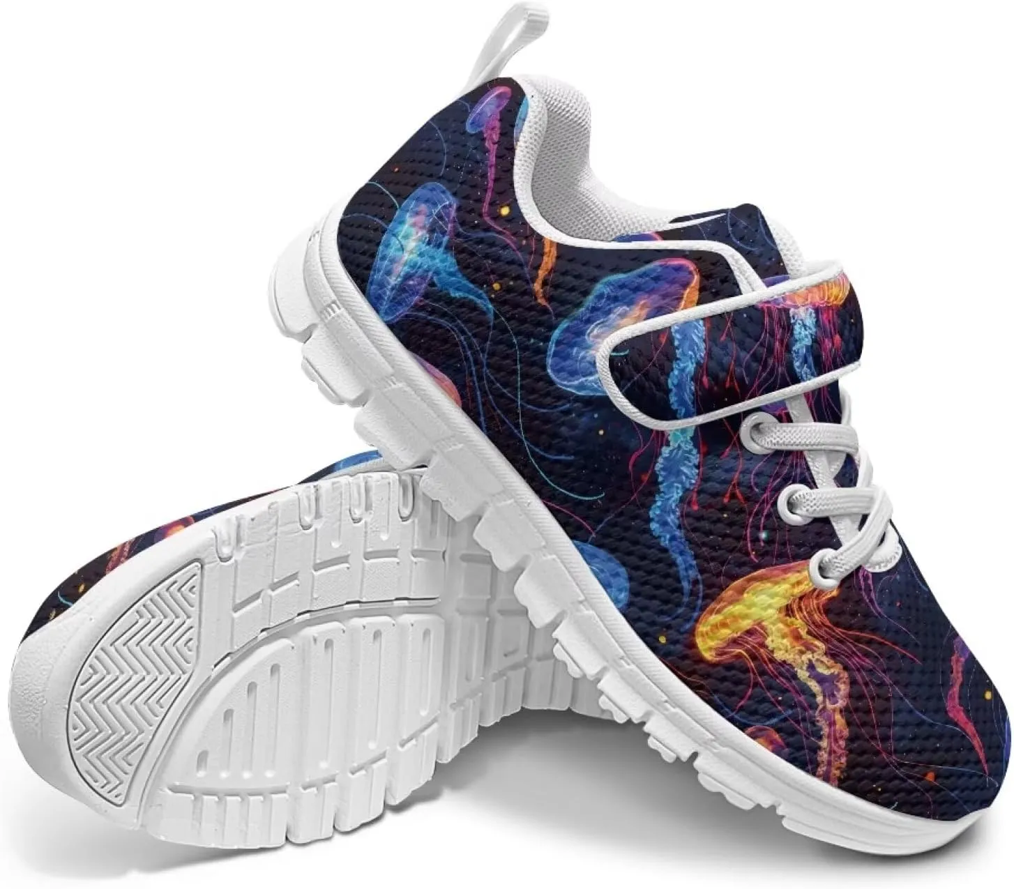 Boys Girls Animal Sneakers Lightweight Strap Athletic Running Shoes Breathable Sports Tennis Shoes for Kids US 11-15