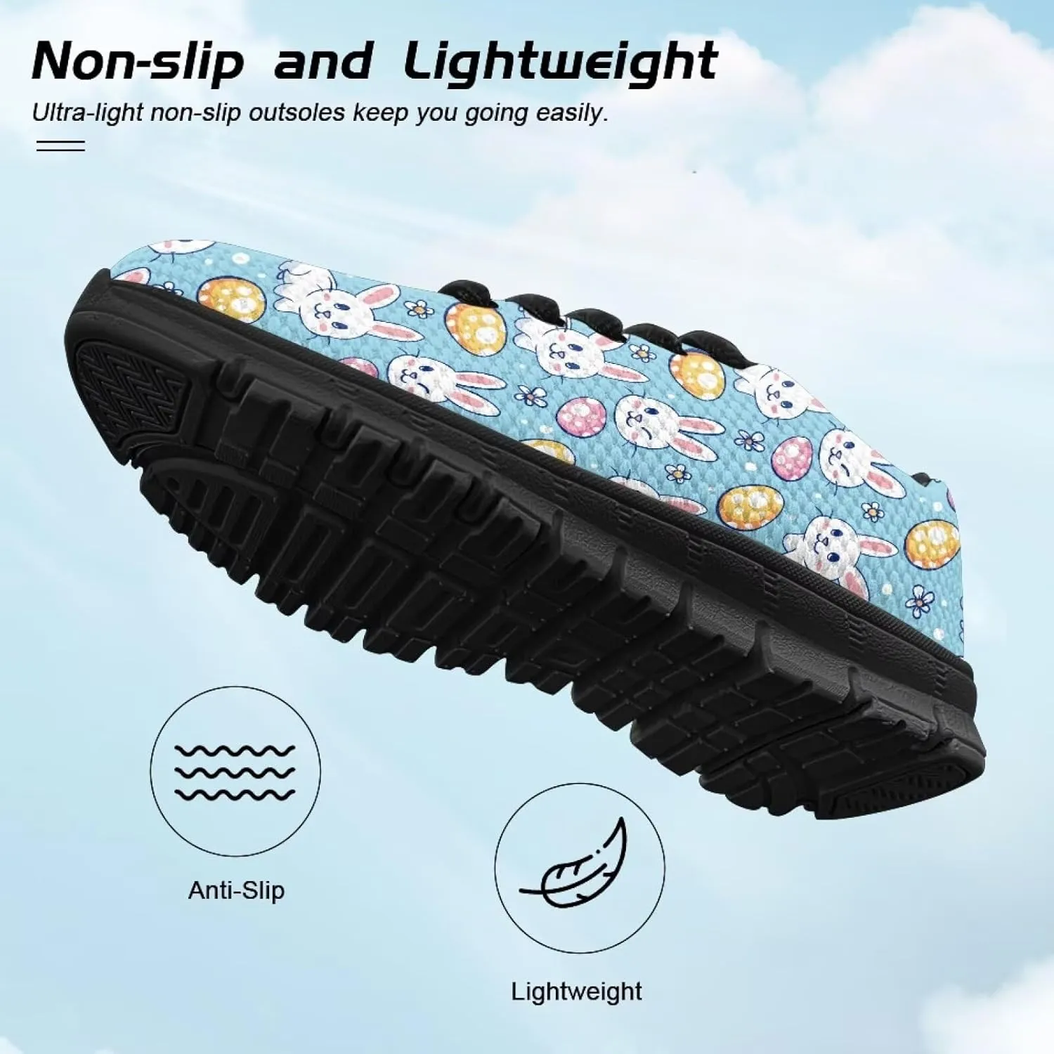 Boys Girls Shoes Non Slip Athletic Running Walking Kid Lightweight Lace Up Sneaker Breathable Mesh Upper Sport Shoe