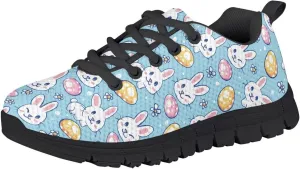 Boys Girls Shoes Non Slip Athletic Running Walking Kid Lightweight Lace Up Sneaker Breathable Mesh Upper Sport Shoe