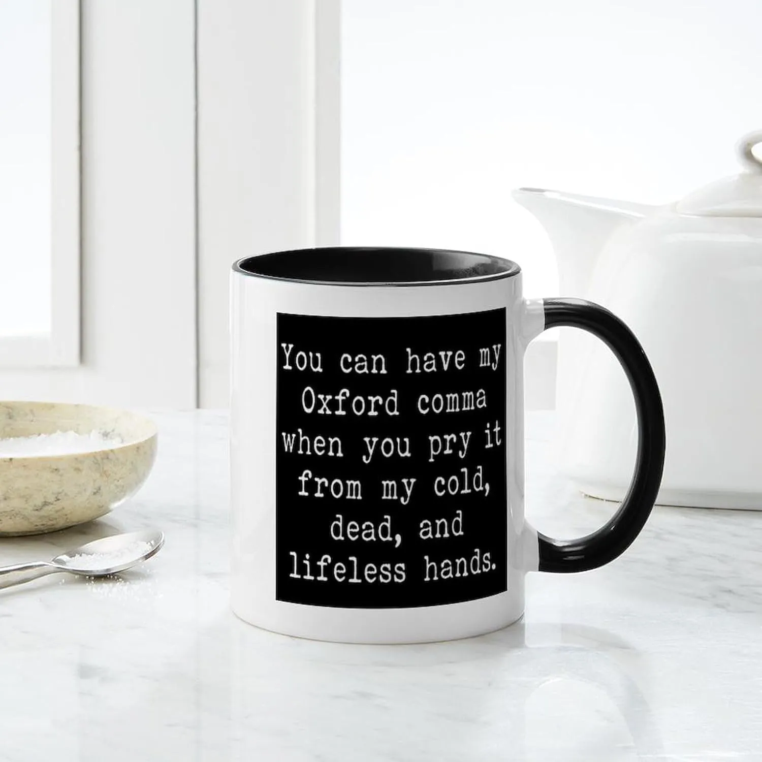 CafePress You Can Have My Oxford Comma When You Pry It Mugs 11 oz (325 ml) Ceramic Coffee Mug