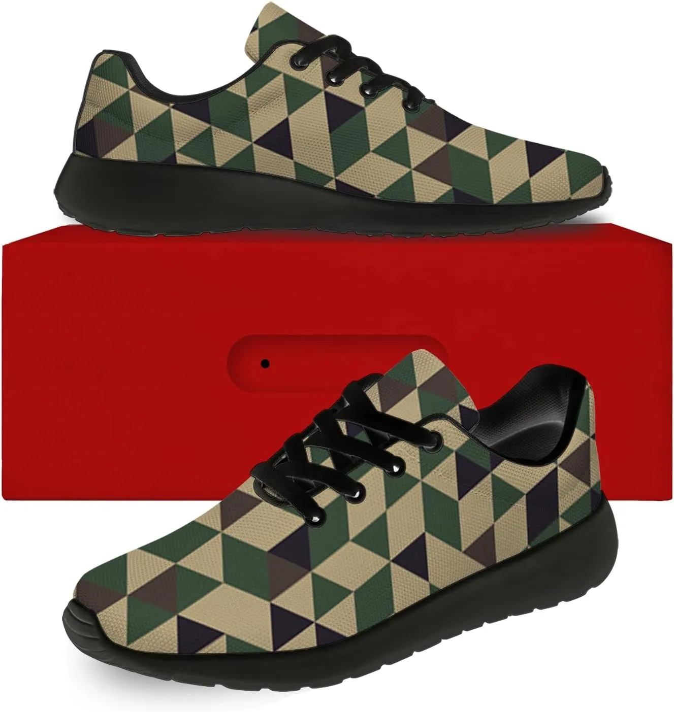 Camouflage Print Shoes Men Women Running Comfortable Ultra Lightweight Tennis Walking Fashion Workout Sneakers