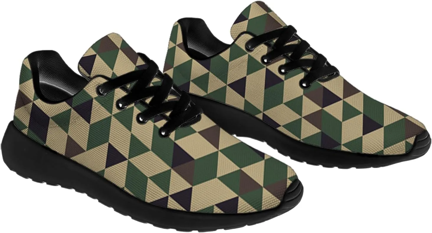 Camouflage Print Shoes Men Women Running Comfortable Ultra Lightweight Tennis Walking Fashion Workout Sneakers