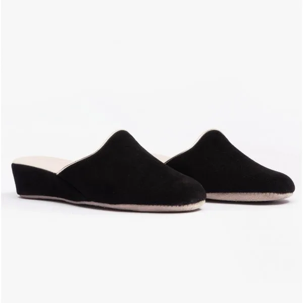 Chaleur EDDA Womens Mule Slippers Black