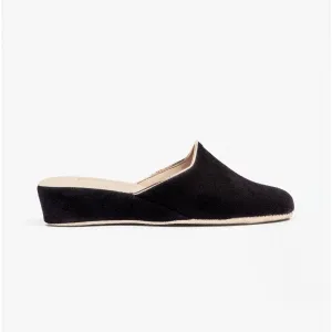Chaleur EDDA Womens Mule Slippers Black
