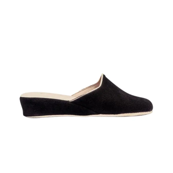 Chaleur EDDA Womens Mule Slippers Black