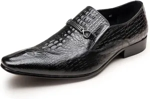 CHUUMEE Men's Leather Lined Dress Loafers，Casual Shoes Loafers Comfortable Walking Shoes for Men