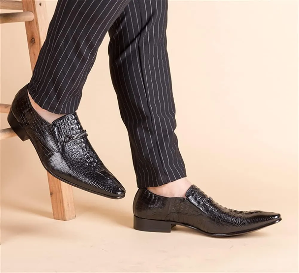 CHUUMEE Men's Leather Lined Dress Loafers，Casual Shoes Loafers Comfortable Walking Shoes for Men