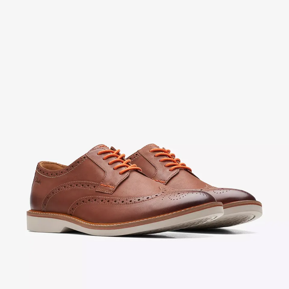 Clarks Men's Atticus LT Limit Black | Dark Tan Leather