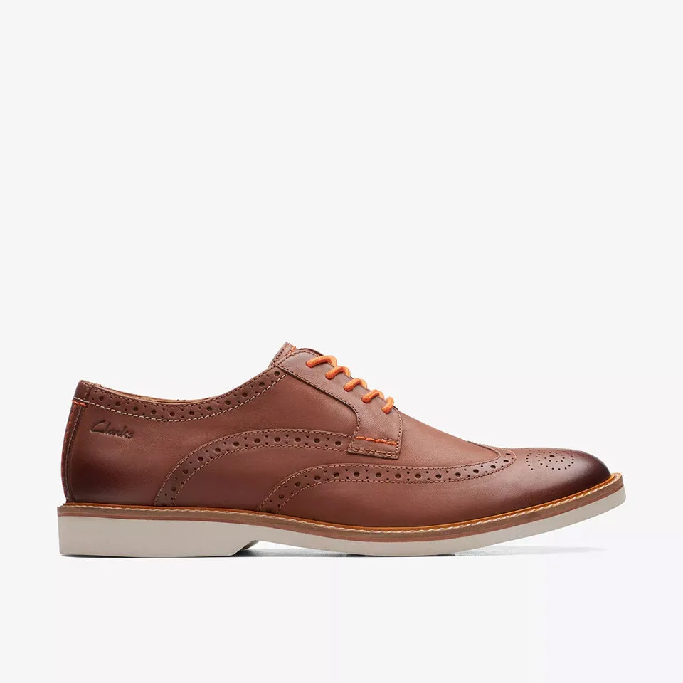 Clarks Men's Atticus LT Limit Black | Dark Tan Leather
