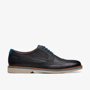 Clarks Men's Atticus LT Limit Black | Dark Tan Leather