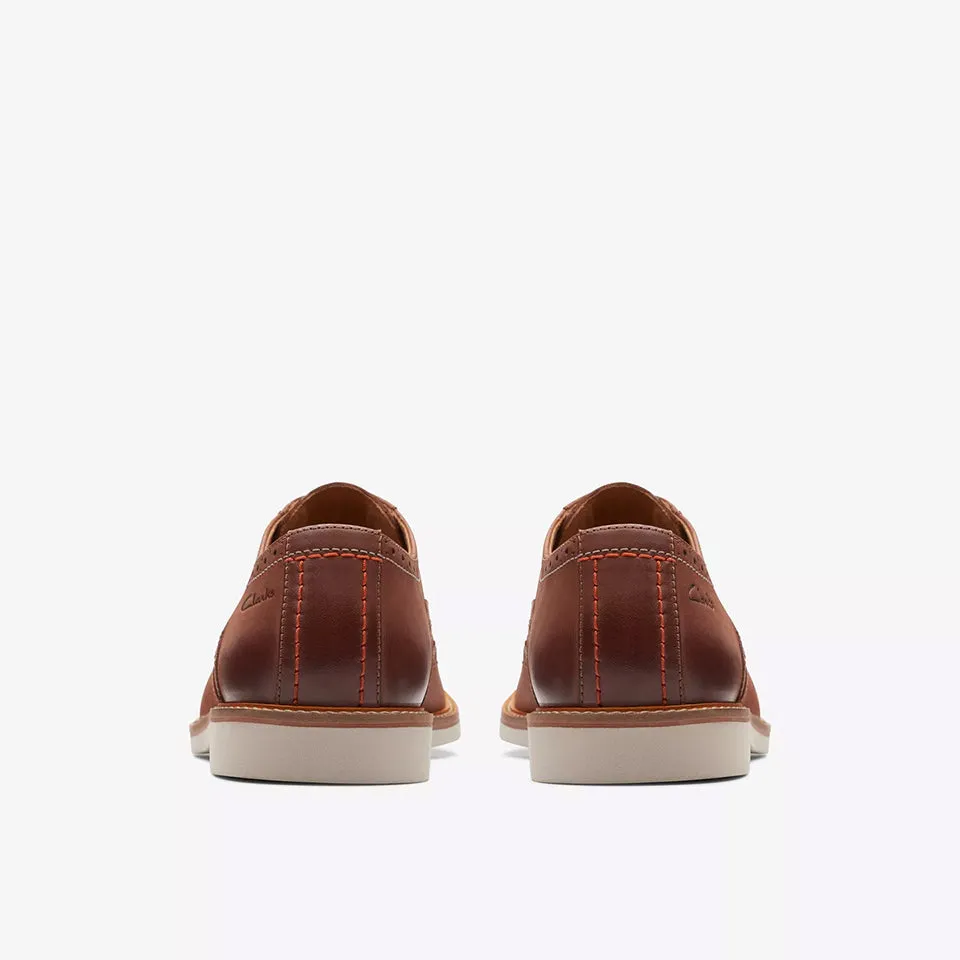 Clarks Men's Atticus LT Limit Black | Dark Tan Leather