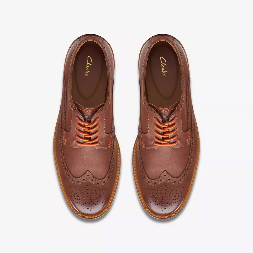 Clarks Men's Atticus LT Limit Black | Dark Tan Leather