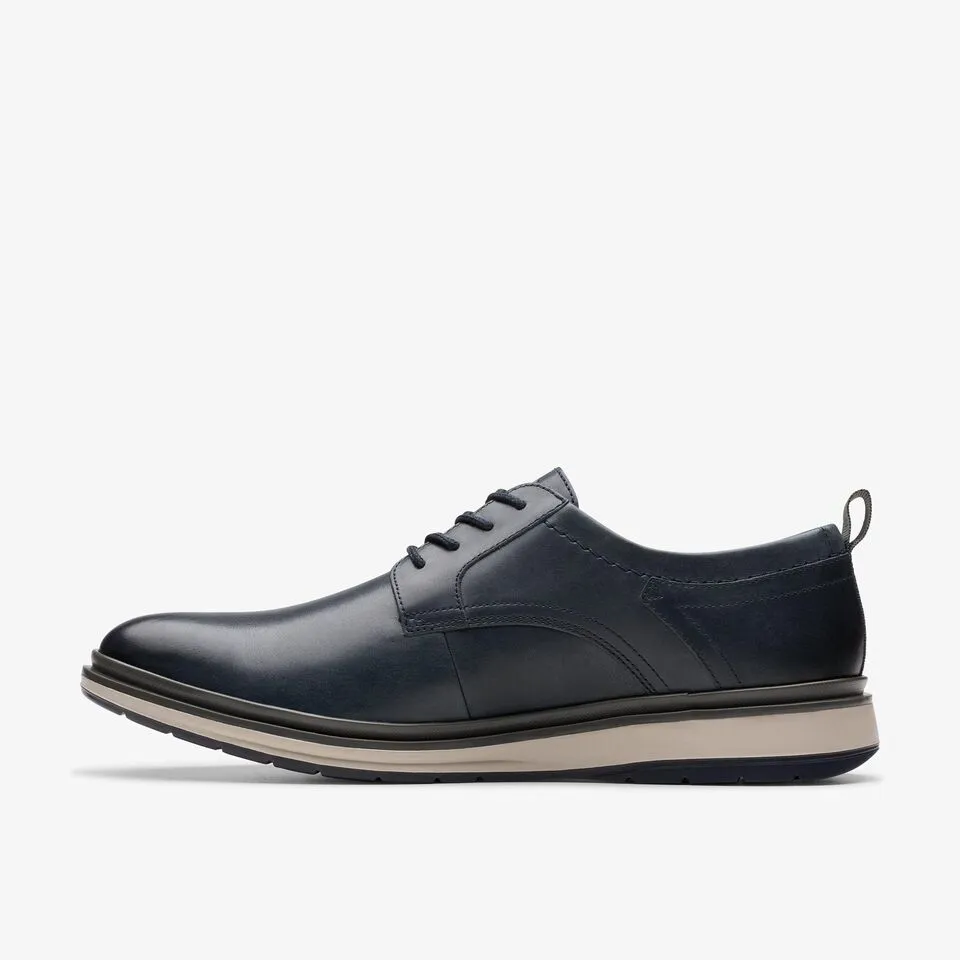 Clarks Men's Chantry Lo Navy Leather 26176100