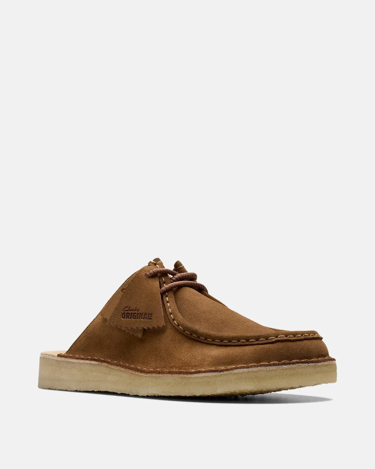 CLARKS ORIGINALS MENS DESERT NOMAD MULES COLA SUEDE