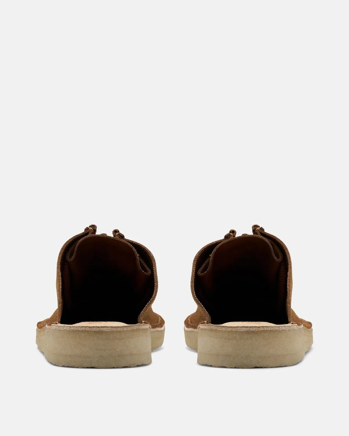 CLARKS ORIGINALS MENS DESERT NOMAD MULES COLA SUEDE
