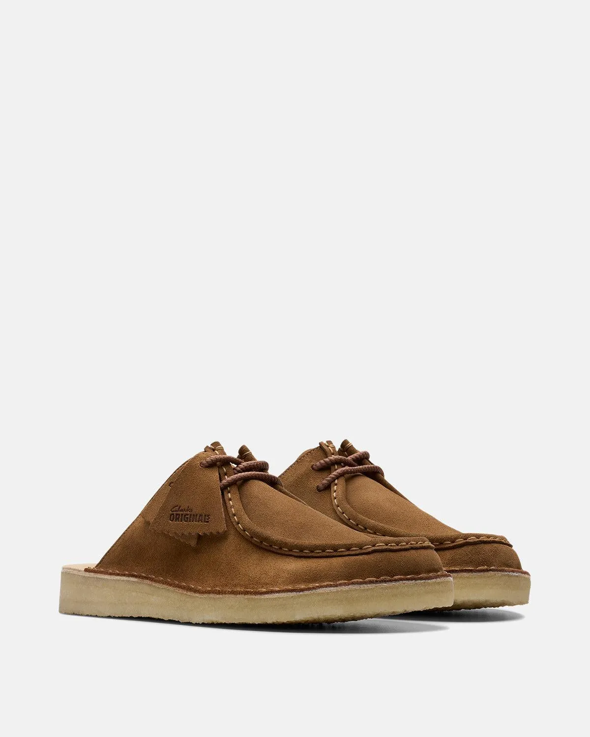 CLARKS ORIGINALS MENS DESERT NOMAD MULES COLA SUEDE