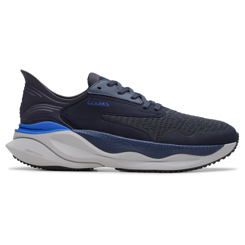 Clarks Pace Navy Sneaker (Men's)