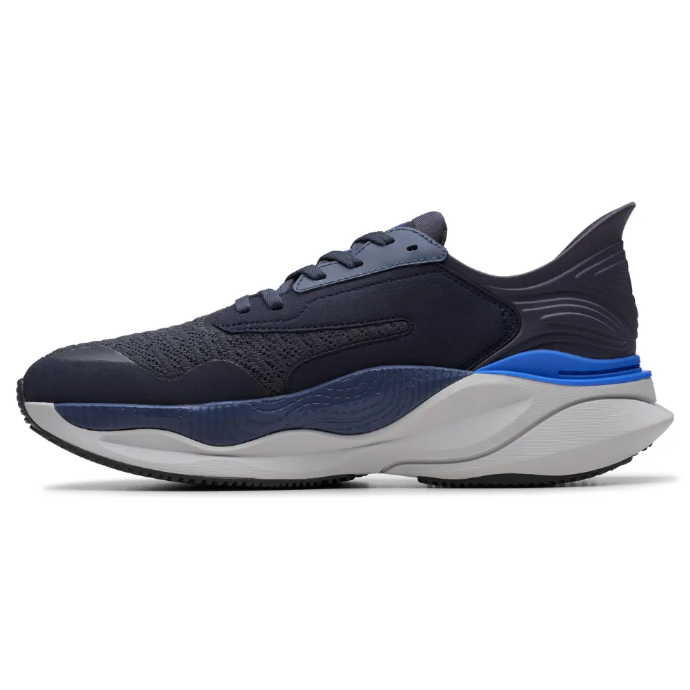Clarks Pace Navy Sneaker (Men's)