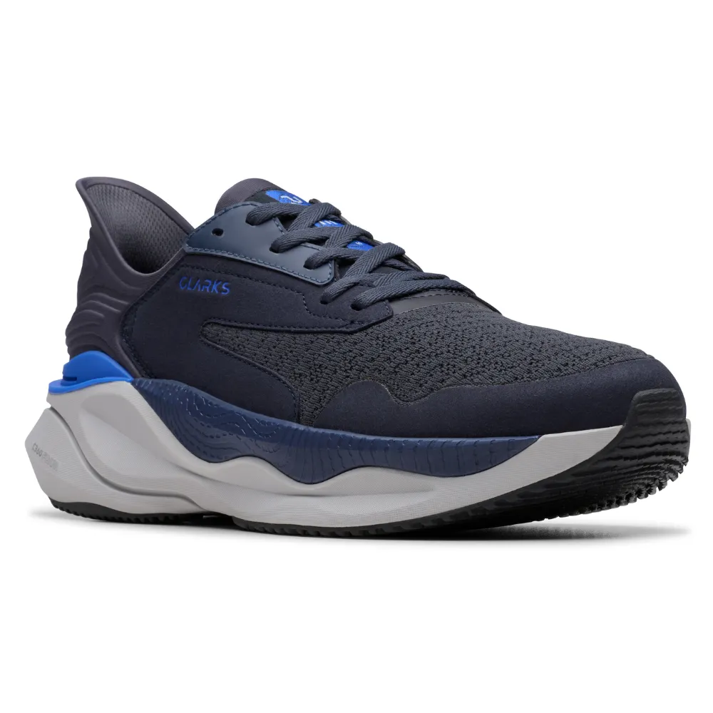 Clarks Pace Navy Sneaker (Men's)