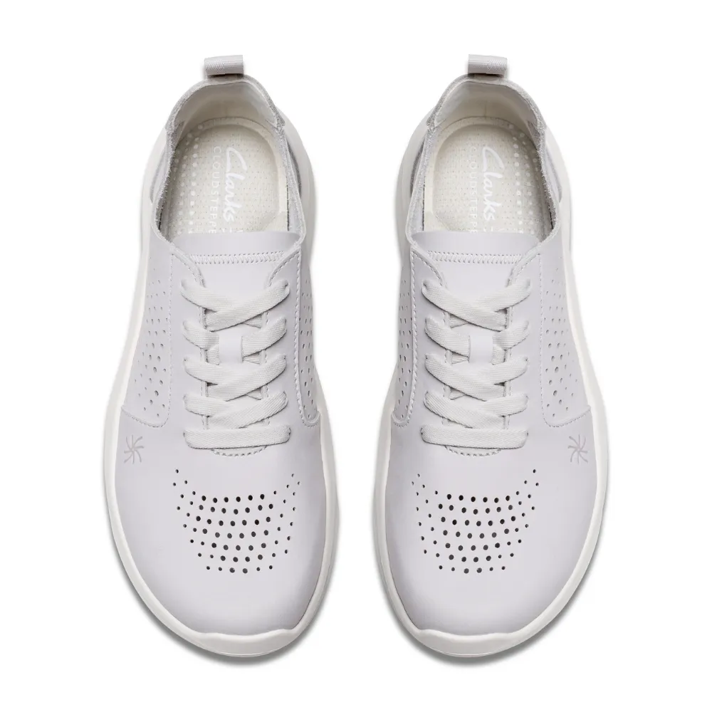 Clarks Solevana Style Off White Sneaker (Women's)