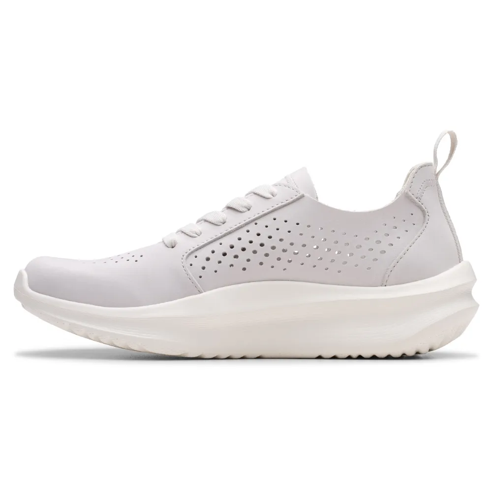 Clarks Solevana Style Off White Sneaker (Women's)