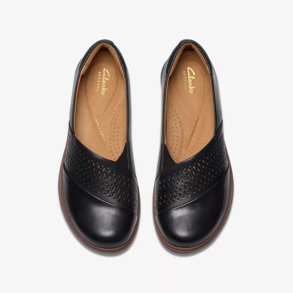 Clarks Women's Certina Edge Black Leather 26181428
