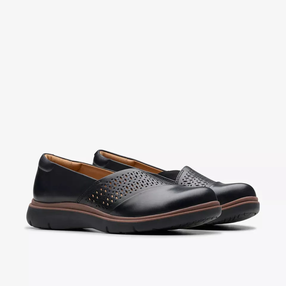 Clarks Women's Certina Edge Black Leather 26181428