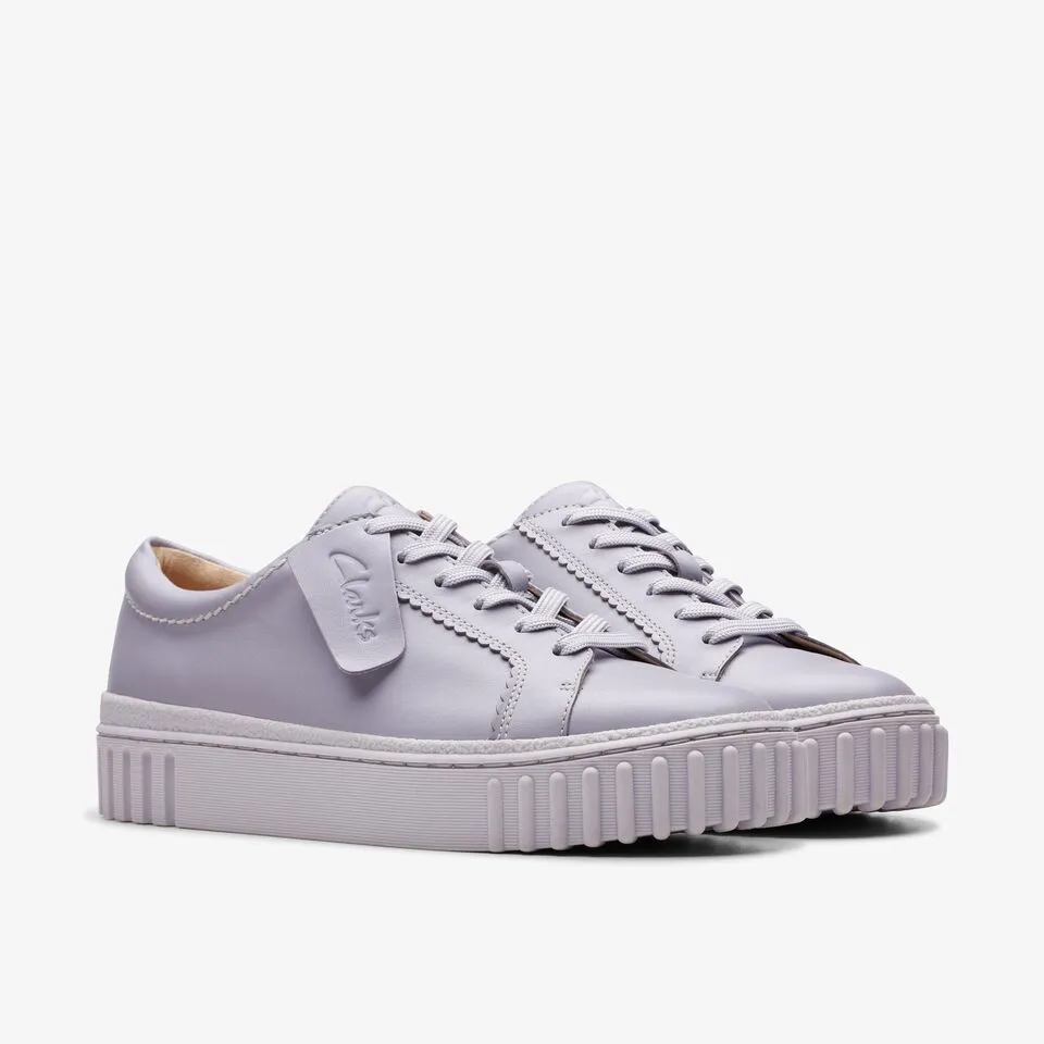 Clarks Women's Mayhill Walk Lilac Leather