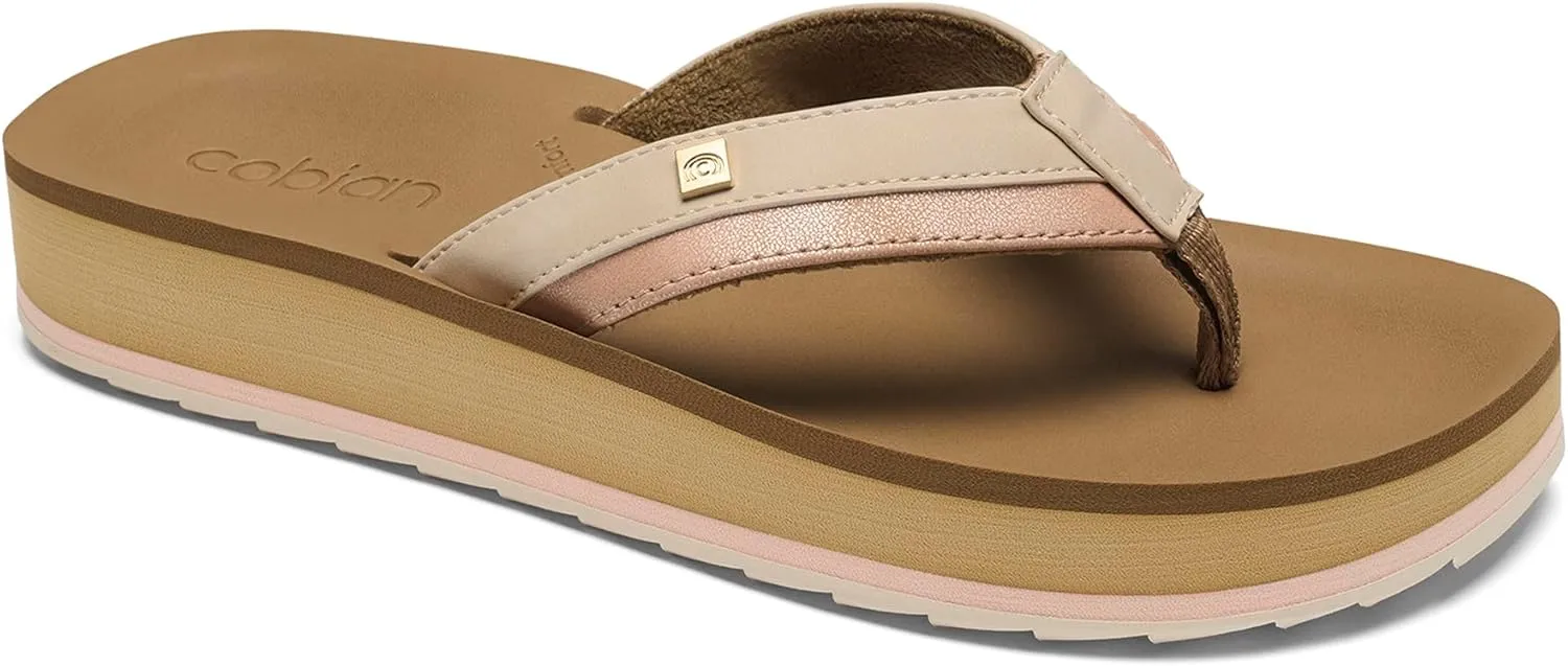 Cobian Women's Sandal Reya Rise Flip Flops
