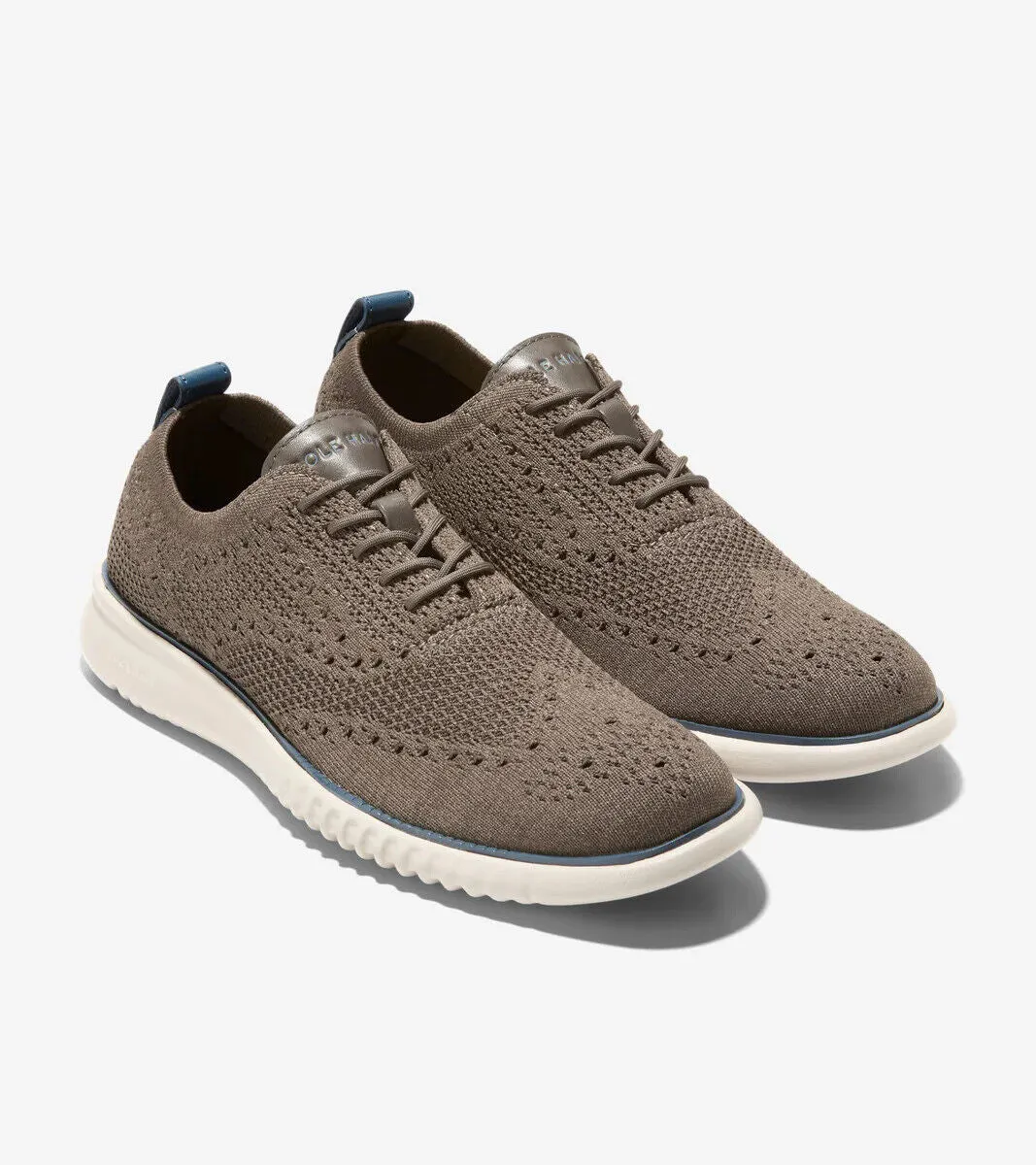 Cole Haan Mens 2.Zerogrand Stitchlite Oxford Morel-Tea Leaf-Ensign Blue C38267